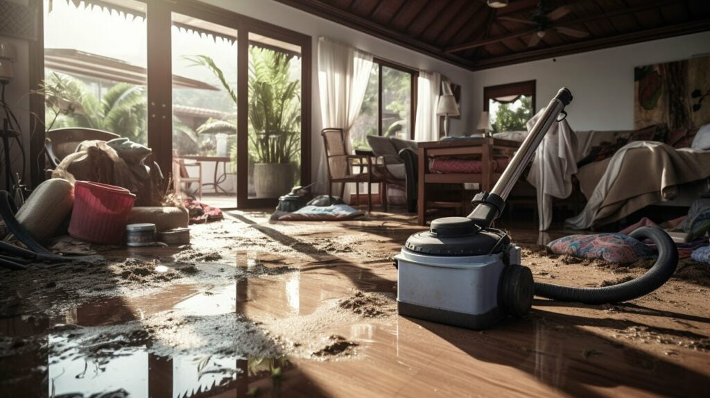 How do I dry wet carpet in Brisbane?